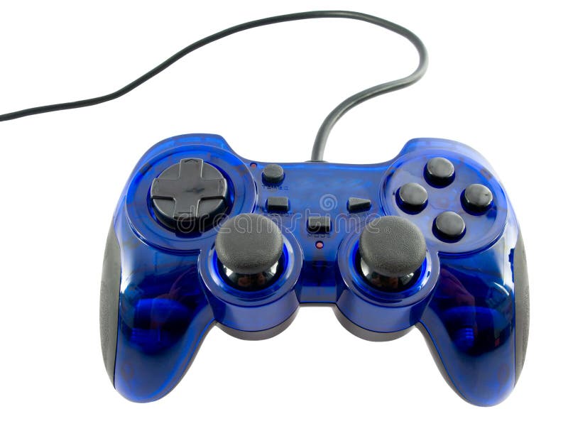 Azul juega controlador consolas.