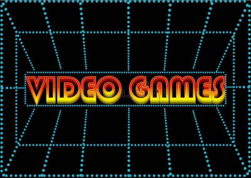 Video game vector illustration
