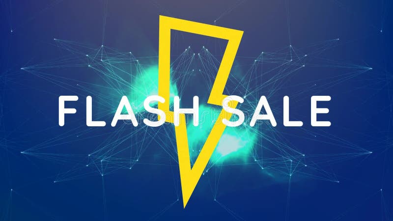 Video generat digital al vânzării flash royalty free illustration
