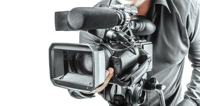 Video operator royalty free stock photo