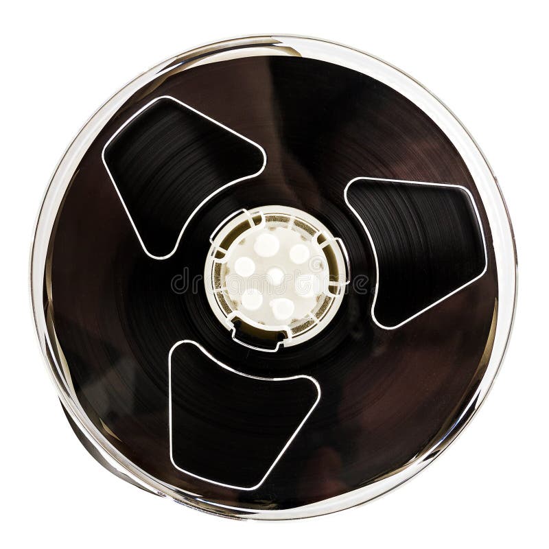 Video tape velho em um carretel imagem de stock Video tape velho em um carretel imagem de stock