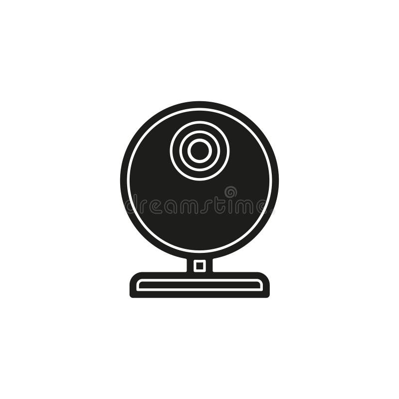 video web cam - chat camera icon, vector webcam isolated vector illustration video web cam - chat camera icon, vector webcam isolated vector illustration