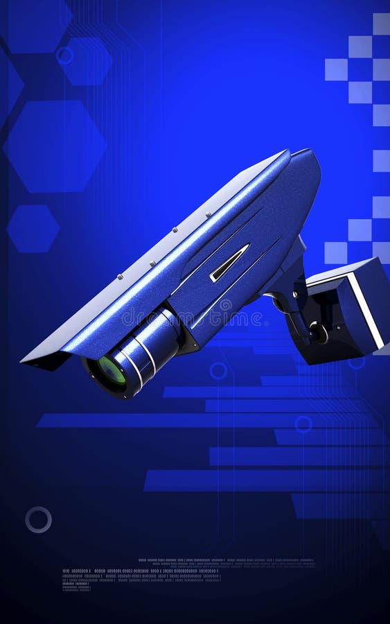 Videocamera di sicurezza illustrazione vettoriale Videocamera di sicurezza illustrazione vettoriale