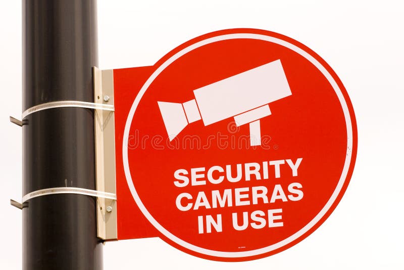 Segnale Di Attenzione Cctv Videosorveglianza 24 Ore Su 24 - Immagini Vettoriali Stock E Altre - Foto 3