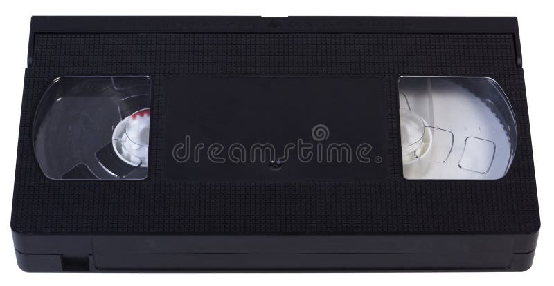 Videocinta en blanco de VHS fotos de archivo Videocinta en blanco de VHS fotos de archivo