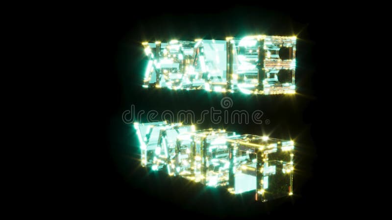 Vidrio brillante NEGRO NEGRO sobre negro rotar infinito ilustración del vector