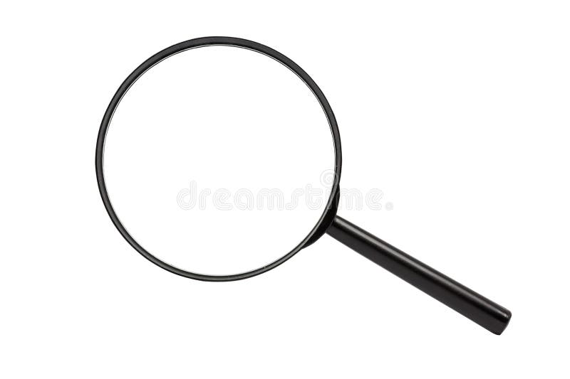 Magnifying glass isolated on white background with clipping path. Magnifying glass isolated on white background with clipping path.
