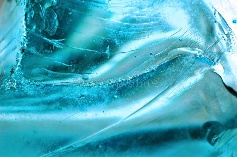 Vidro Azul Partido fotos de stock royalty free