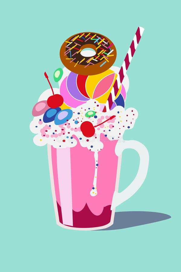 Milkshake Ilustrações, Vetores E Clipart De Stock – (30,248 Stock  Illustrations)