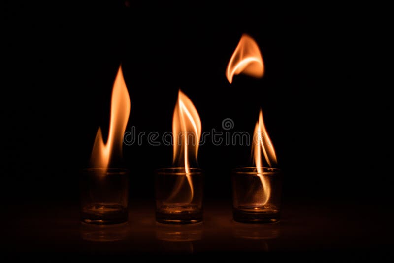 Vidro do fogo foto de stock royalty free Vidro do fogo foto de stock royalty free