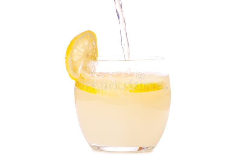 Vidro do limão da limonada imagem de stock royalty free