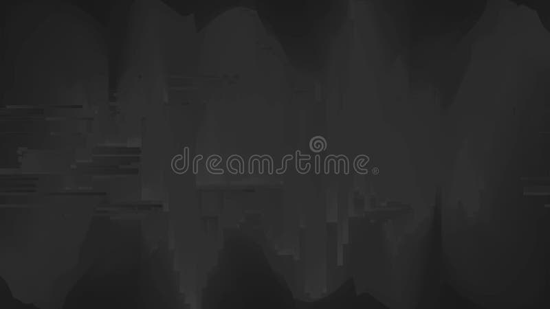 Vidéo unique d'erreurs de problème de bruit de pixel d'animation de Digital d'abrégé sur conception illustration libre de droits