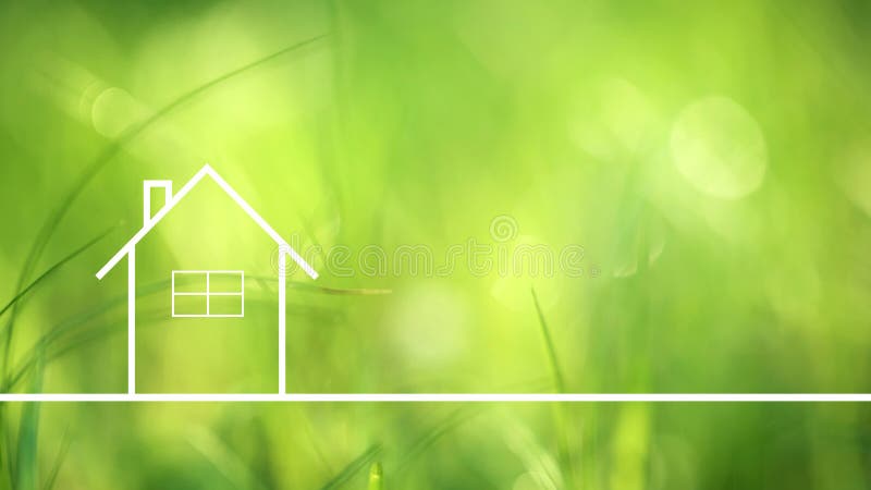 Vie saine de maison conceptuelle d'eco image libre de droits Vie saine de maison conceptuelle d'eco image libre de droits