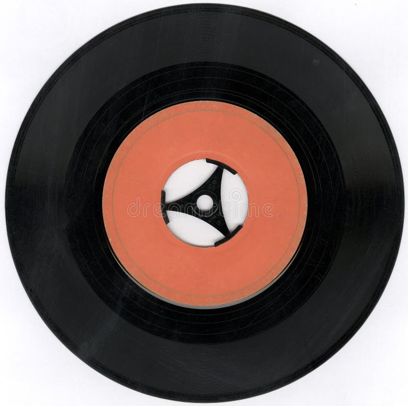 Vieux disque vinyle photographie stock Vieux disque vinyle photographie stock