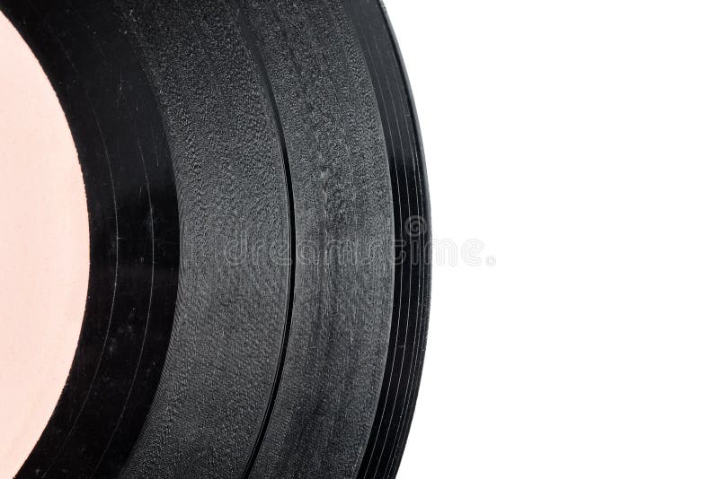 Vieil enregistrement de vinyle rayé image libre de droits Vieil enregistrement de vinyle rayé image libre de droits