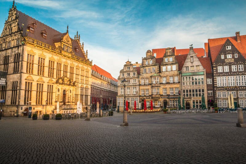 Vieil onf Brême Allemagne de place image stock Vieil onf Brême Allemagne de place image stock