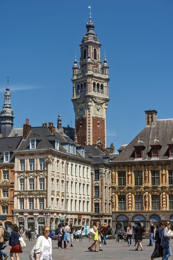 The Chamber of Commerce and Old Stock Exchange in Lille, France ...