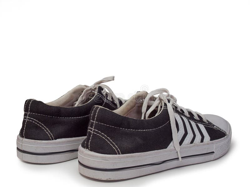 Vieille espadrille Chemin de coupure image stock Vieille espadrille Chemin de coupure image stock