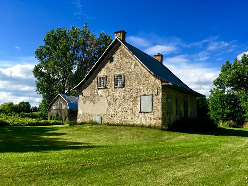 Vieille Ferme Dans Le Canada Du Québec Image éditorial Image du