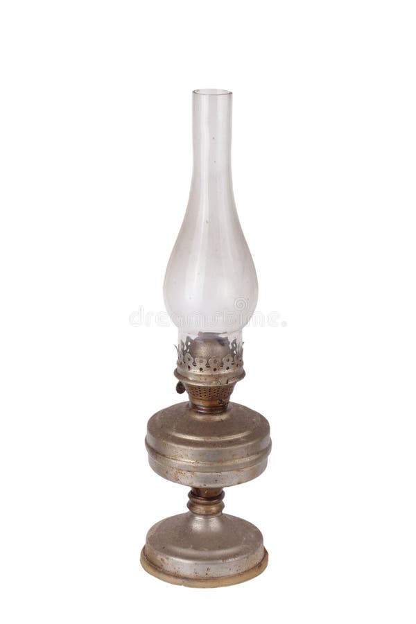 Download Vieille Lampe De Kérosène Sale D'isolement Sur Le Fond Blanc Photo stock - Image du antique, matériel: 45352684