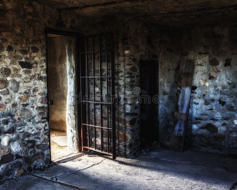 Vieille prison occidentale image libre de droits Vieille prison occidentale image libre de droits