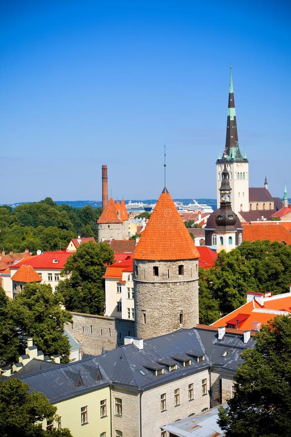 Beautiful view of Tallinn Old Town, Estonia. Beautiful view of Tallinn Old Town, Estonia