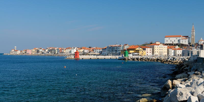 Vieille ville pittoresque Piran - Slovénie photographie stock libre de droits Vieille ville pittoresque Piran - Slovénie photographie stock libre de droits