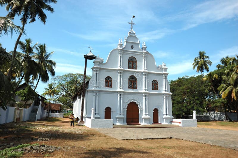Vieille église à Cochin, Kerala, Inde image libre de droits Vieille église à Cochin, Kerala, Inde image libre de droits