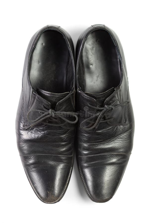 Vieilles chaussures portées image stock Vieilles chaussures portées image stock
