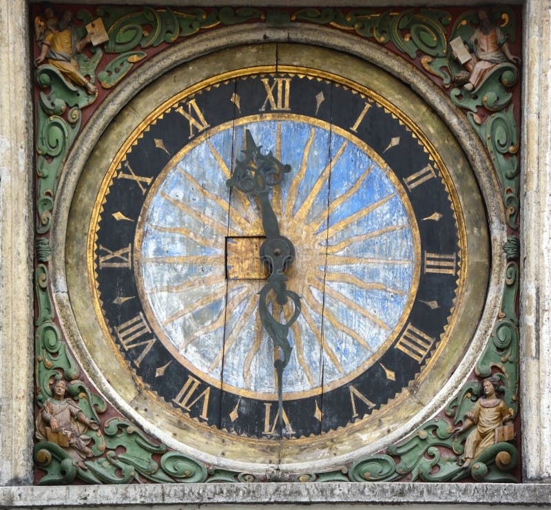 Old clocks in Tallinn, Estonia. Old clocks in Tallinn, Estonia