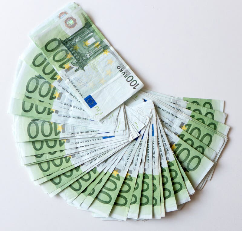 Viel Geld Stockfoto Bild Von Euro Hundert Banknoten