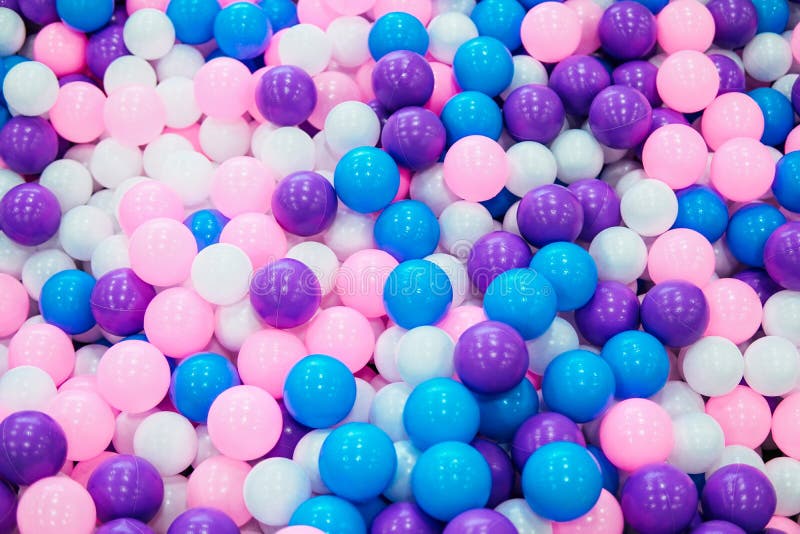 Viele Bunte Runde Kugeln Bilden Den Hintergrund Stockfoto Bild von