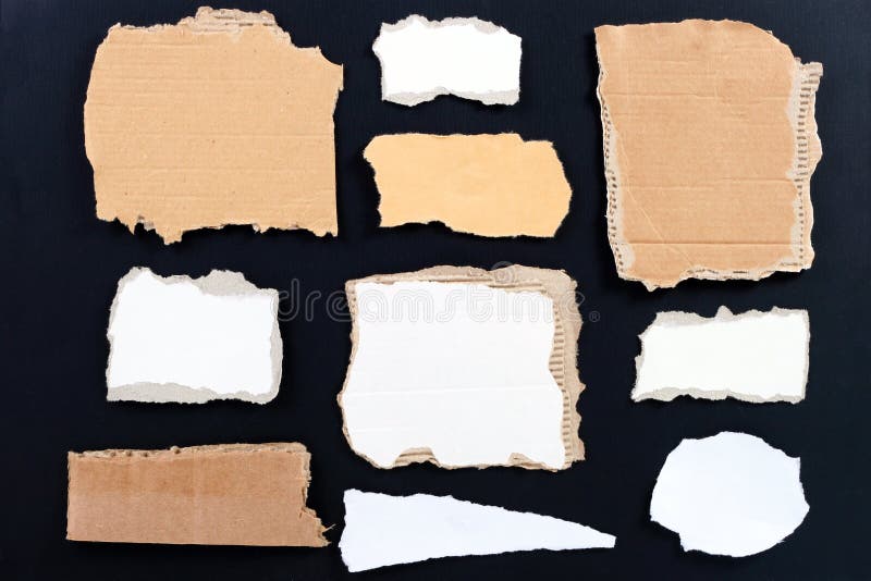 Vielzahl des unbelegten heftigen Papiers und der Pappe lizenzfreies stockfoto Vielzahl des unbelegten heftigen Papiers und der Pappe lizenzfreies stockfoto