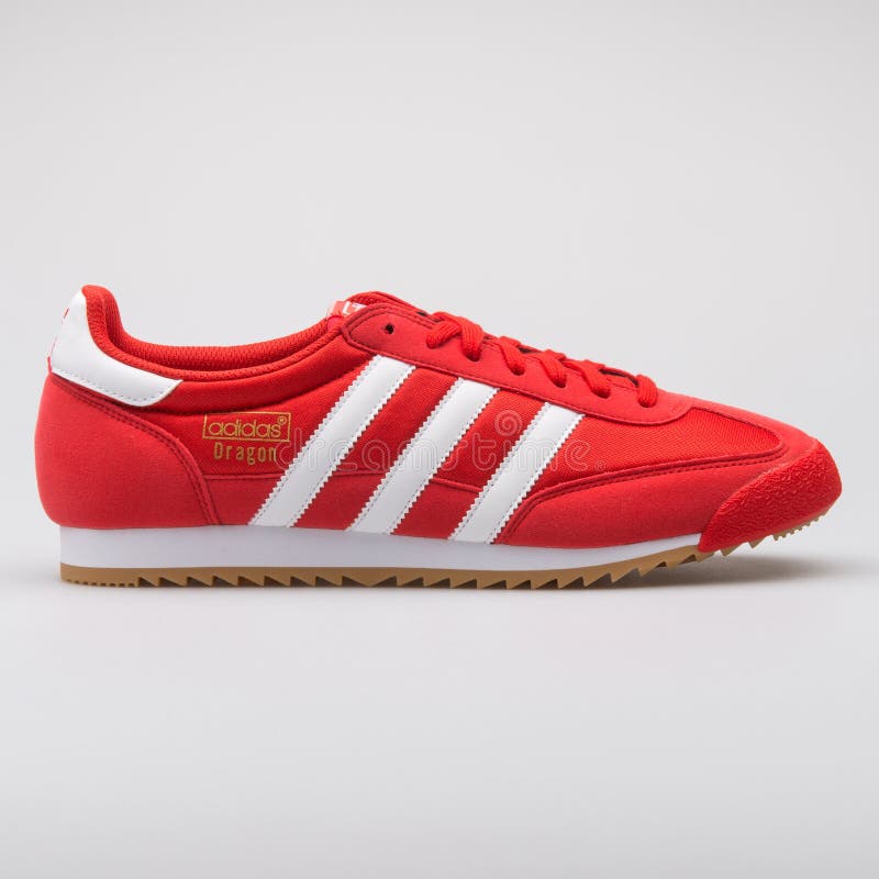 tumor hierba Disco Adidas Dragon OG Red Sneaker Editorial Photography - Image of life,  leather: 145771527