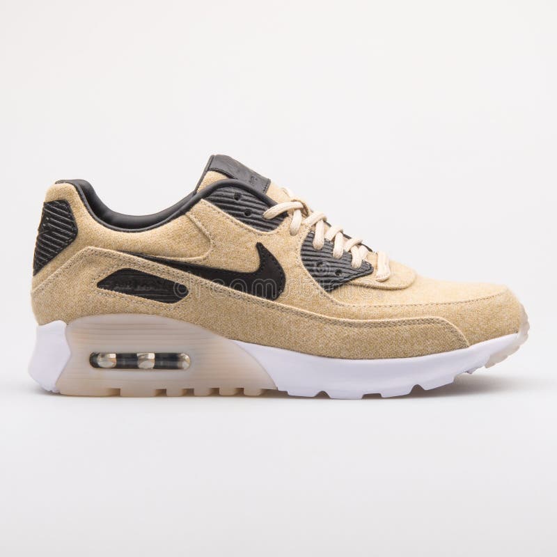 Oficiales tubo hotel Nike Air Max 90 Ultra Premium Beige Sneaker Editorial Image - Image of  item, laces: 146415295