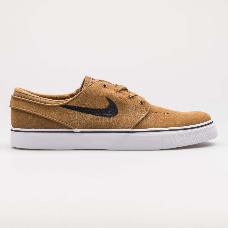 Nike Zoom Stefan Janoski Beige, Black and White Sneaker Editorial Photo - Image of fashion, accessories: 178542816