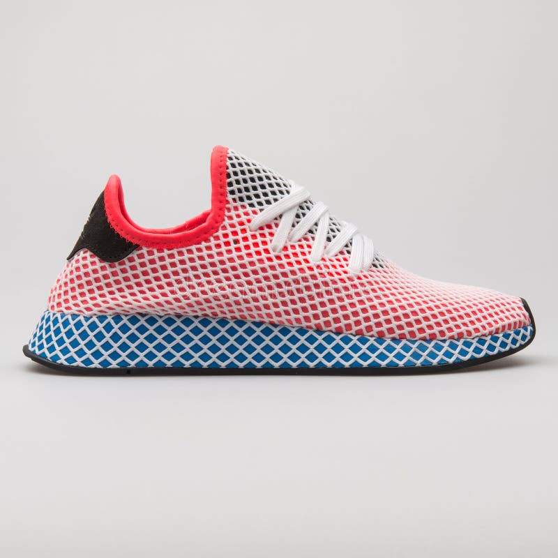 insuficiente Eficacia sonriendo Adidas Deerupt Runner Red, Blue and White Sneaker Editorial Photo - Image  of kicks, footwear: 180979521