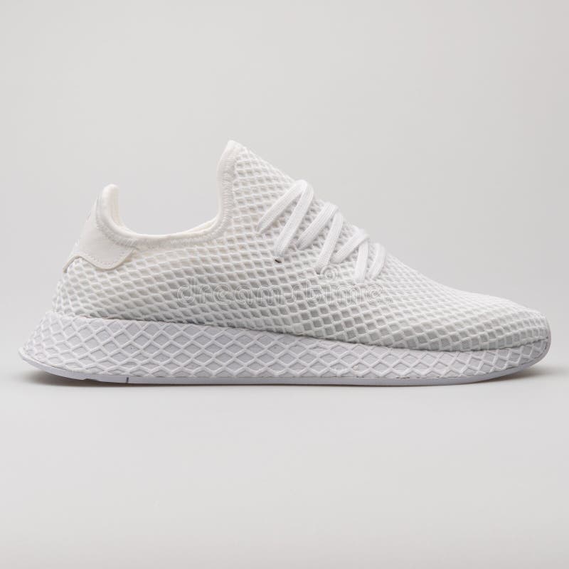 Adidas Deerupt Runner White Sneaker Editorial Photography - Image of ...