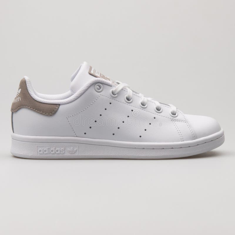 Adidas Stan Smith White and Brown Sneaker Editorial Stock Photo - Image of  background, activity: 180583198