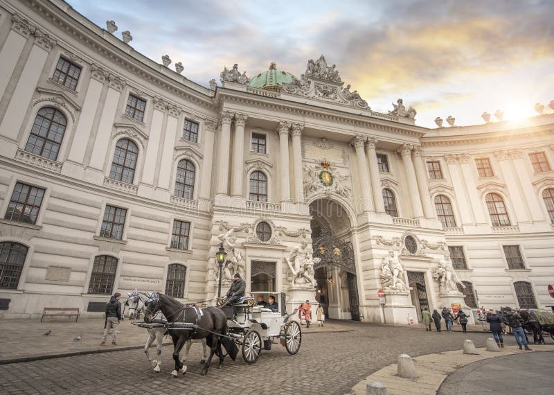 Imperial Hofburg Palace in Vienna, Austria Editorial Image - Image of ...