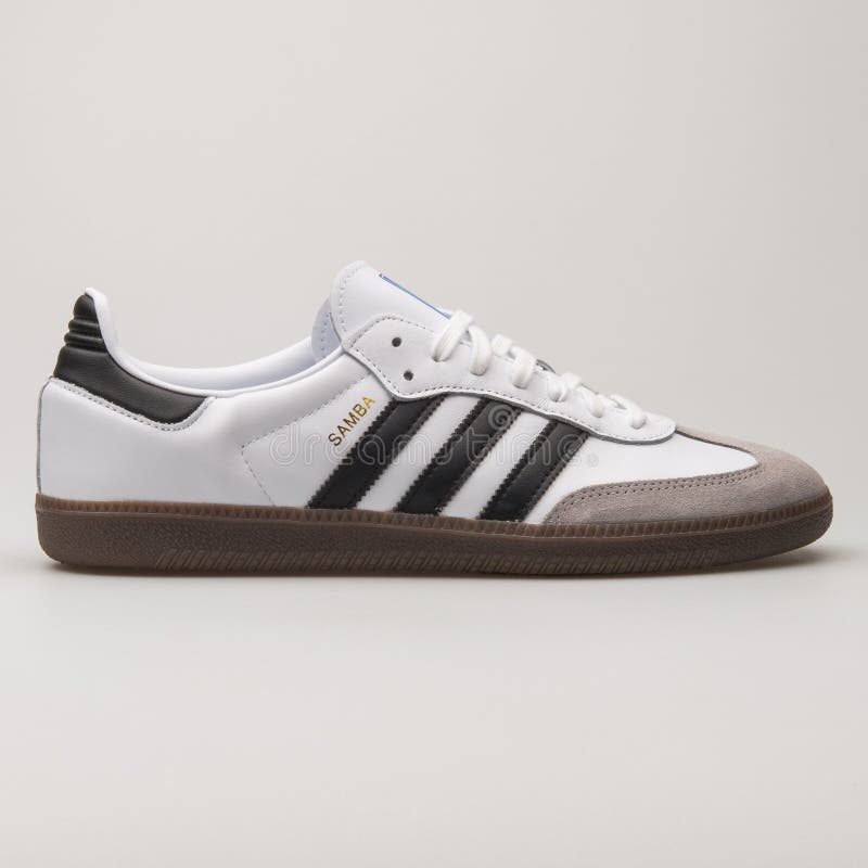 Adidas Samba OG Black and White Sneaker Editorial Stock Image - Image ...