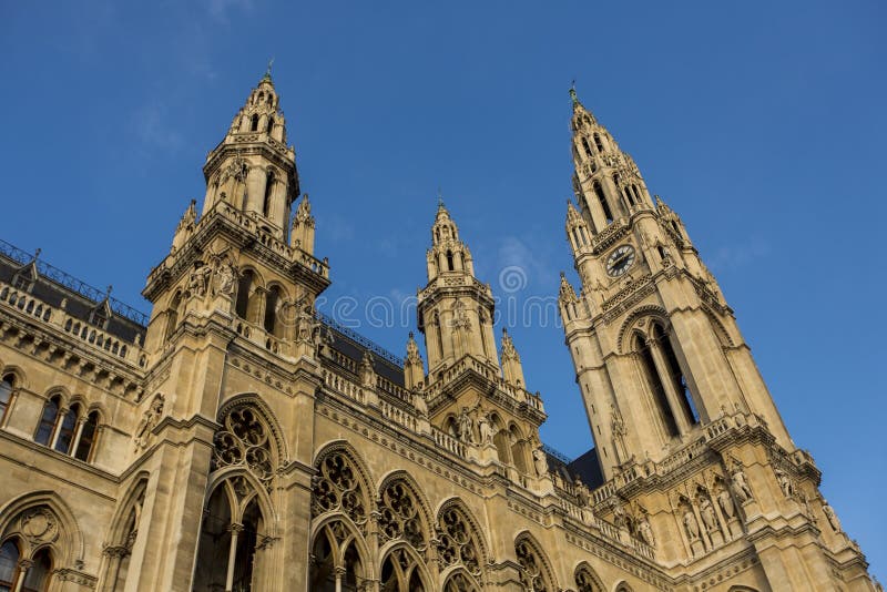 Vienna City Hall stock photo. Image of austrian, cityhall 48652716