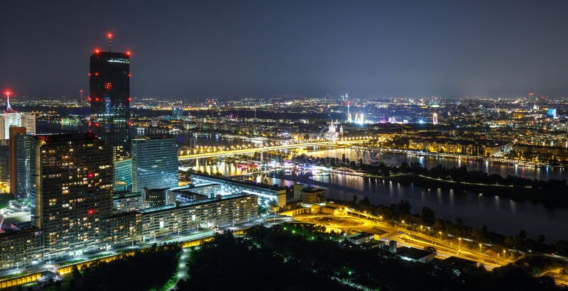 Vienna at night royalty free stock images Vienna at night royalty free stock images
