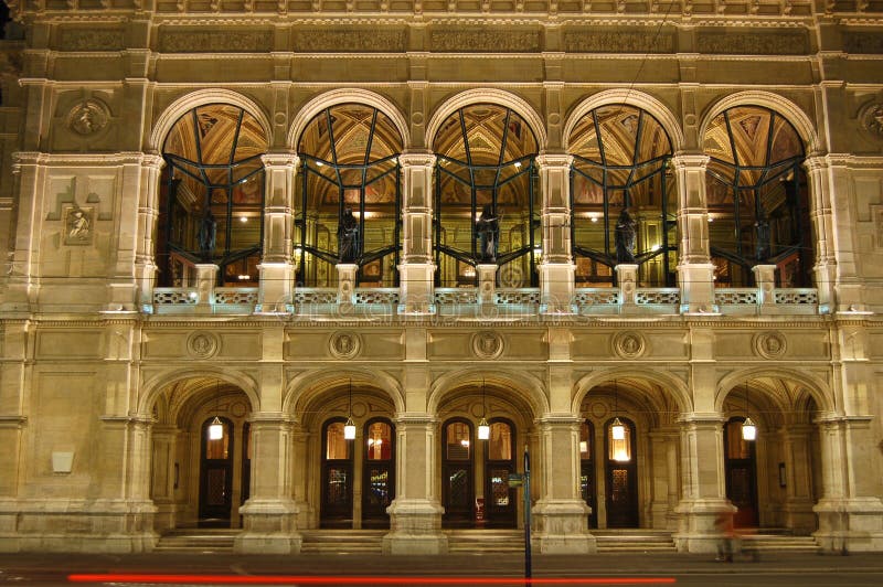 Vienna opera entrance detail