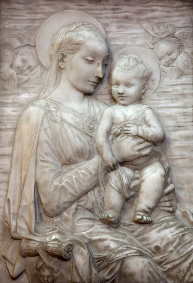 Vienna - Relief of Virgin Mary mother of God