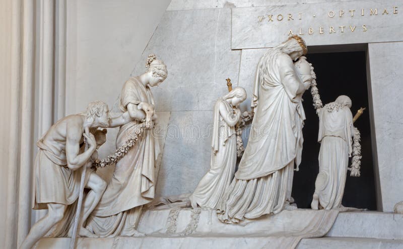 Vienna - Tomb of Marie Christine daughter of Maria Theresia