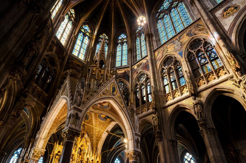 Vienna Votive Church Interior. Joseph, building.