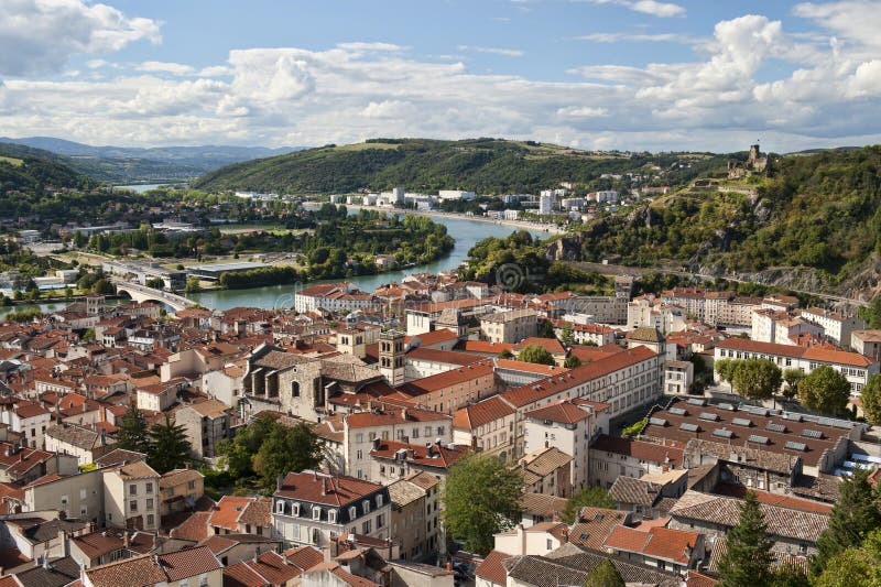 Vienne France and Rhone River