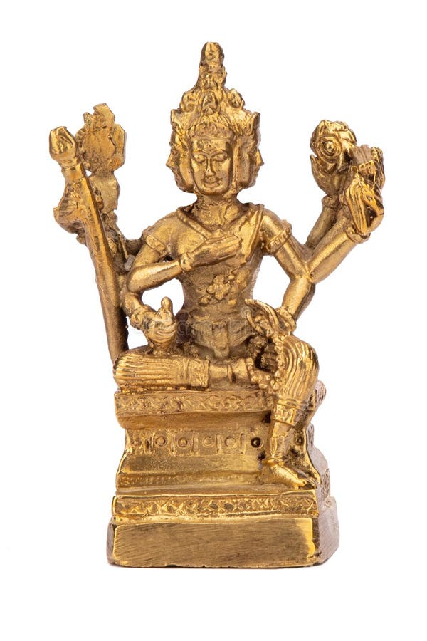 landinwaarts plotseling toonhoogte Vier Gezichten : Boeddha Brahma Stock Afbeelding - Image of godin, idool:  210373239