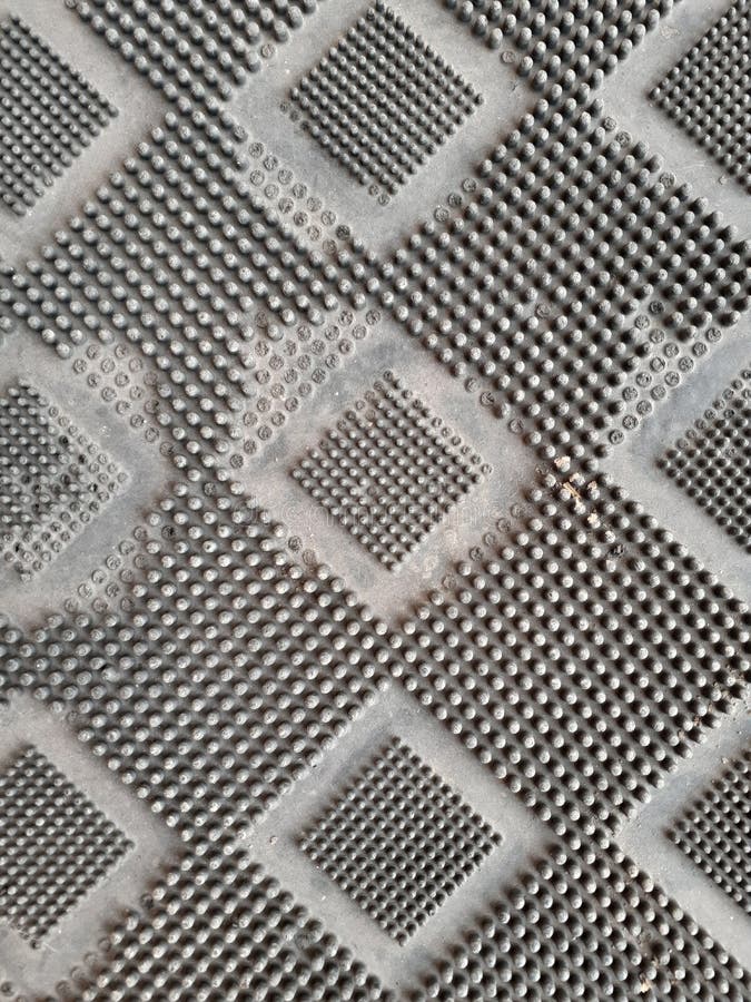 Zwart vierkant design vloerkleed stock foto's